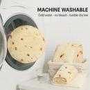 Burrito Tortilla Throw Blanket for Cozy Home Use by LJGDeals