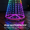 LED Smart Christmas Cone Tree Outdoor Lighted Christmas Tree Light with App Control Remote Control IP44 Waterproof Timer 210 Modes for Indoor Outside by LJGDeals