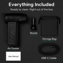 Compressed Air Duster with LED Light for Home Use by LJGDeals