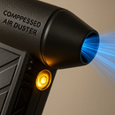 Compressed Air Duster with LED Light for Home Use by LJGDeals