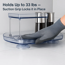 2-Tier Turntable Organizer for Refrigerator & Countertop by LJGDeals