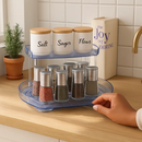 2-Tier Turntable Organizer for Refrigerator & Countertop by LJGDeals