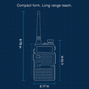 Dual-Band Walkie Talkie for Everyday Use by LJGDeals