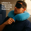 U-Shape Travel Neck Pillow: Packable Comfort by LJGDeals