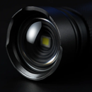 Rechargeable LED Flashlight with Zoomable Aluminum Body by LJGDeals