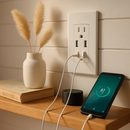 Dual USB Wall Outlet Charger for Home Use by LJGDeals