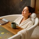 Bathtub Pillow with 6 Suction Cups for Spa Bath Comfort by LJGDeals