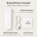 Foldable UV Sanitizer Wand for Surfaces in Home by LJGDeals