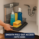 Two-Tier Pull-Out Under-Sink Organizer for Cabinet by LJGDeals