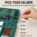 Gun Cleaning Kit with Brushes, Mops and Case by LJGDeals