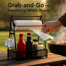 Utensil Caddy with Paper Towel Holders for Grilling by LJGDeals