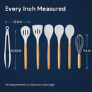 Kitchen Utensils Set with Holder - Spatulas & Spoons by LJGDeals