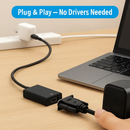VGA to HD IN & HD OUT Converter Adapter HD 1080P Video Audio Cable Adapter w/ USB 3.5mm Plug For HDTV TV Projector Laptop by LJGDeals