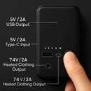Power Bank for Heated Clothing with USB DC Output by LJGDeals