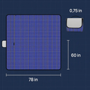 Waterproof Picnic Blanket - Foldable & Easy to Carry by LJGDeals
