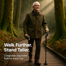 Walking Cane Collapsible with 10 Adjustable Heights by LJGDeals