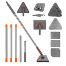 2-in-1 Baseboard & Wall Cleaning Mop with Squeegee by LJGDeals