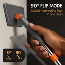 2-in-1 Baseboard & Wall Cleaning Mop with Squeegee by LJGDeals