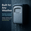 Key Lock Box with 4-Digit Resettable Code for Outdoors by LJGDeals