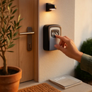 Key Lock Box with 4-Digit Resettable Code for Outdoors by LJGDeals