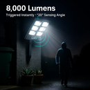 Solar Powered Wall Light with PIR Motion Sensor by LJGDeals