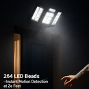 Outdoor Solar Wall Light with PIR Motion Sensor by LJGDeals