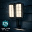 Outdoor Solar Wall Light with PIR Motion Sensor by LJGDeals