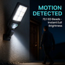 Outdoor Solar Wall Light with PIR Motion Sensor by LJGDeals