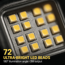 Outdoor Solar Wall Light with PIR Motion Sensor by LJGDeals