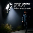 Outdoor Solar Wall Light with PIR Motion Sensor by LJGDeals