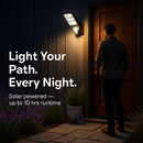 Outdoor Solar Wall Light with PIR Motion Sensor by LJGDeals