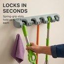 Mop Holder Wall Mount for Mops and Brooms by LJGDeals