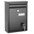 Lockable Wall Mount Mailbox for Outside Home/Office Use by LJGDeals