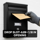 Lockable Wall Mount Mailbox for Outside Home/Office Use by LJGDeals