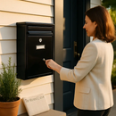 Lockable Wall Mount Mailbox for Outside Home/Office Use by LJGDeals