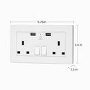 Wall Outlet Charger for UK Power Socket - Multi-Port by LJGDeals