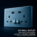 Wall Outlet Charger for UK Power Socket - Multi-Port by LJGDeals