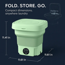 Foldable Portable Washing Machine with Drain Basket, 3 Modes by LJGDeals