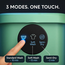 Foldable Portable Washing Machine with Drain Basket, 3 Modes by LJGDeals