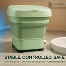 Foldable Portable Washing Machine with Drain Basket, 3 Modes by LJGDeals