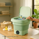 Foldable Portable Washing Machine with Drain Basket, 3 Modes by LJGDeals
