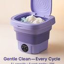 Foldable Portable Washing Machine with Drain Basket, 3 Modes by LJGDeals