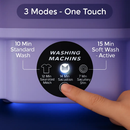Foldable Portable Washing Machine with Drain Basket, 3 Modes by LJGDeals