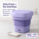 Foldable Portable Washing Machine with Drain Basket, 3 Modes by LJGDeals