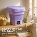 Foldable Portable Washing Machine with Drain Basket, 3 Modes by LJGDeals