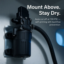 12V Diaphragm Water Pump with Hose Clamps by LJGDeals