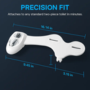 Cold Water Bidet with Self-Cleaning Dual Nozzle by LJGDeals