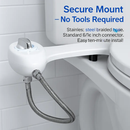 Cold Water Bidet with Self-Cleaning Dual Nozzle by LJGDeals