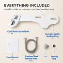 Cold Water Bidet with Self-Cleaning Dual Nozzle by LJGDeals