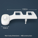 Fresh Water Spray Bidet: Non-Electric, Adjustable Pressure by LJGDeals